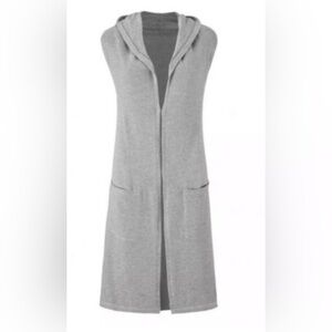 Cabi Hoodie Vest in Gray